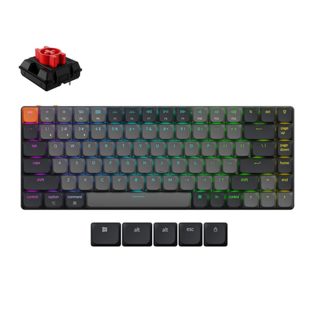 EAN 4895248888765 - Keychron K3 teclado Universal USB + Bluetooth QWERTY Inglés Gris imagen 1
