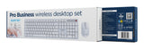Keyboard +Mouse Wrl Eng/White Kbs-Wms-01-W Gembird