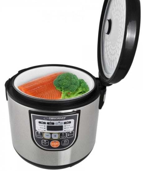 EAN 5901299954027 - Esperanza EKG011 olla multi-cocción 5 L 860 W Negro, Acero inoxidable imagen 3