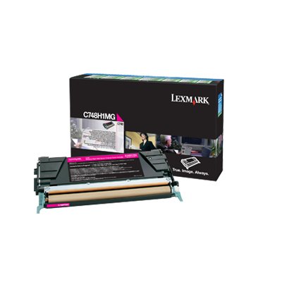 EAN 0734646319911 - Lexmark C748H1MG cartucho de tóner 1 pieza(s) Original Magenta imagen 1