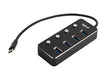 EAN 8435364318485 - iggual IGG318485 hub de interfaz USB 3.2 Gen 1 (3.1 Gen 1) Type-C 5000 Mbit/s Negro imagen 1