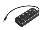 EAN 8435364318485 - iggual IGG318485 hub de interfaz USB 3.2 Gen 1 (3.1 Gen 1) Type-C 5000 Mbit/s Negro imagen 1