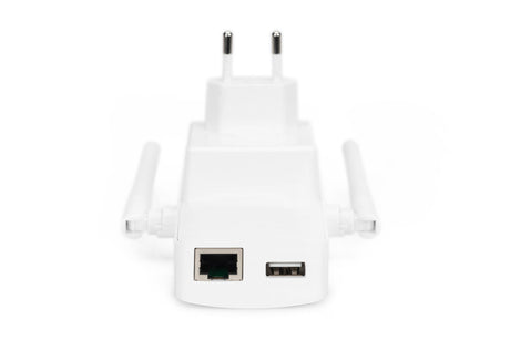EAN 4016032474487 - Digitus DN-7072 repetidor y transceptor Repetidor de red 300 Mbit/s Blanco imagen 3