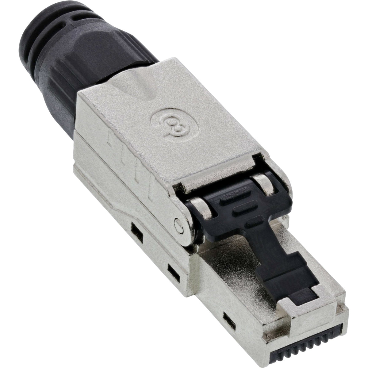 Conector Inline Rj45 Cat.8.1 2000mhz, Instalable En Campo, Blindado, Con Tapa Roscada