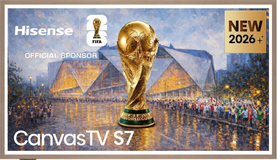 Tv Hisense 55s7s 55" Uhd 4k Qled Canvas Modo Arte Hi-Matte 144hz Gaming