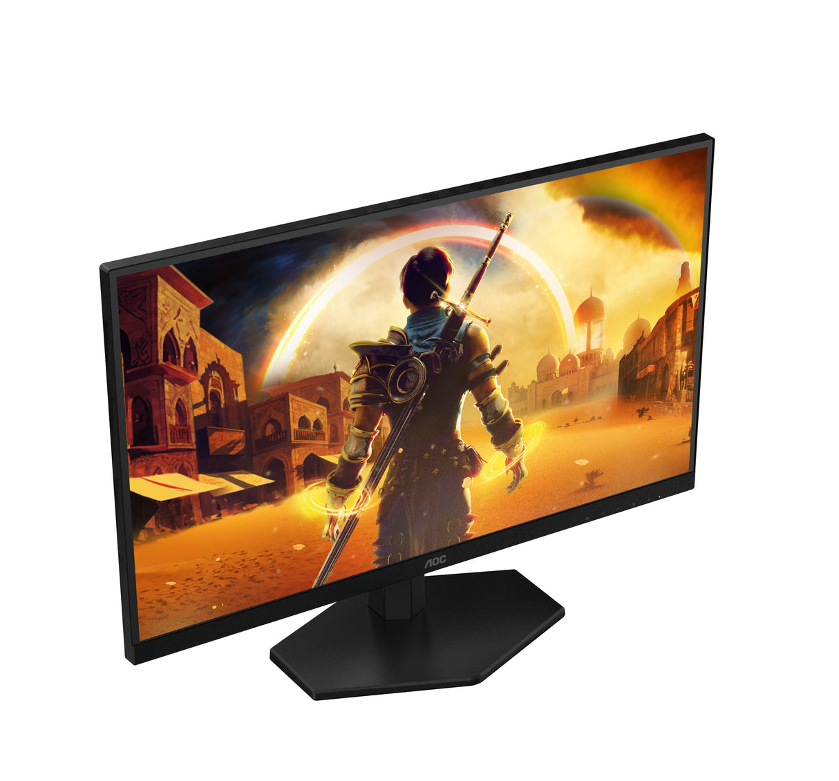 Monitor  Aoc Q27g42ze  27" 2560 X 1440 Pixeles Wide Quad Hd Lcd Negro