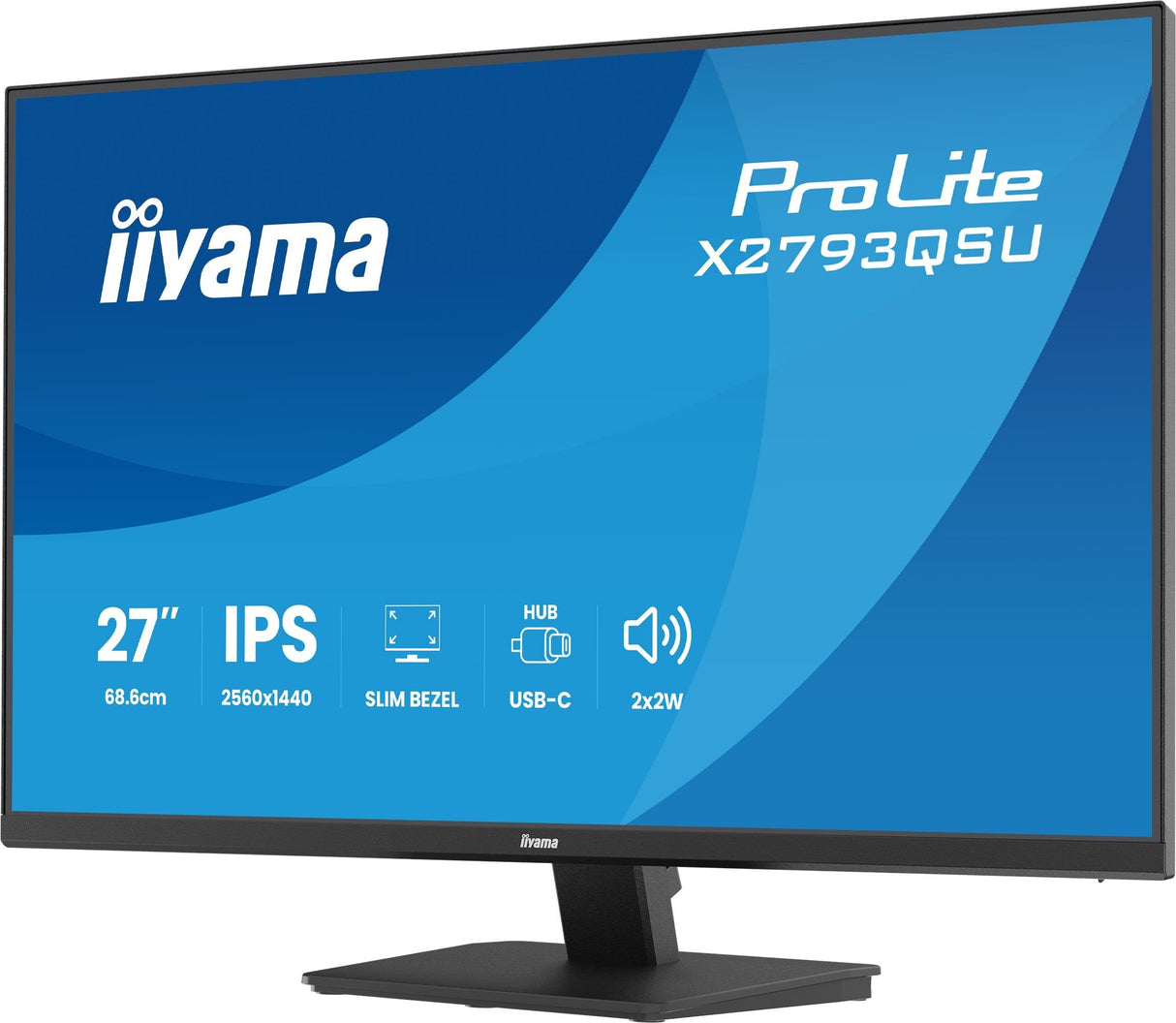 Monitor Iiyama  27" X2793qsu-B1 16:9 Hdmi+Dp+2xusb Ips