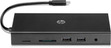 EAN 0195122255237 - HP Travel USB-C Multi Port Hub Alámbrico USB 3.2 Gen 1 (3.1 Gen 1) Type-C Negro imagen 1