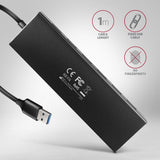 EAN 8595247907035 - Axagon HUE-F7A 7x USB 3.2 Gen 1 ALU FLAT hub micro power IN 1m USB-A USB 3.2 Gen 1 (3.1 Gen 1) Type-A 500 imagen 6