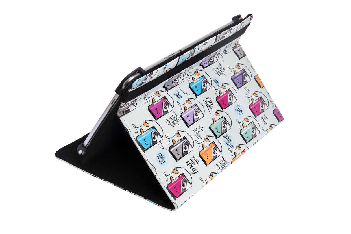 Funda Universal Estampada Para Tablets De 9 A 10.4 Pulgadas Modelo Cassette