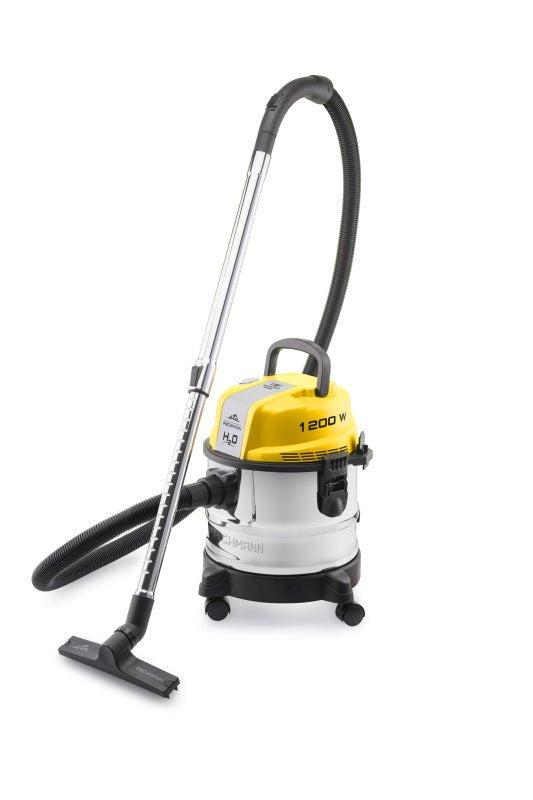 Aspiradora Multiusos Fachmann Eta421190000, 1200 W, Depósito De Polvo De 15 L, Acero Inoxidable Amarillo.