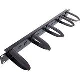 Inline 19110w Organizador De Cables 5 Plastic Brackets Removable, Ral 9005, Negro