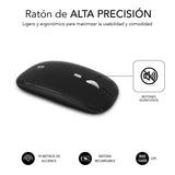 Teclado Y Ratón Inalámbrico Por Bluetooth Subblim Oco020 Combo Multidispositivo Compacto  Gris