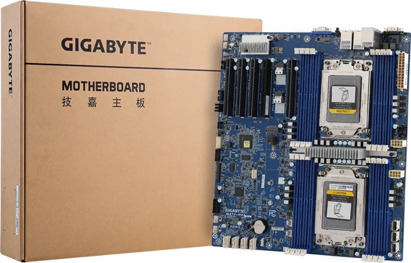 EAN 4719331830489 - GIGABYTE MZ72-HB2 Socket SP3 ATX extendida imagen 1