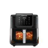Freidora Rommelsbacher Frh 1700  Sencillo 8 L Independiente 1700 W Freidora De Aire Caliente Negro, Acero Inoxidable
