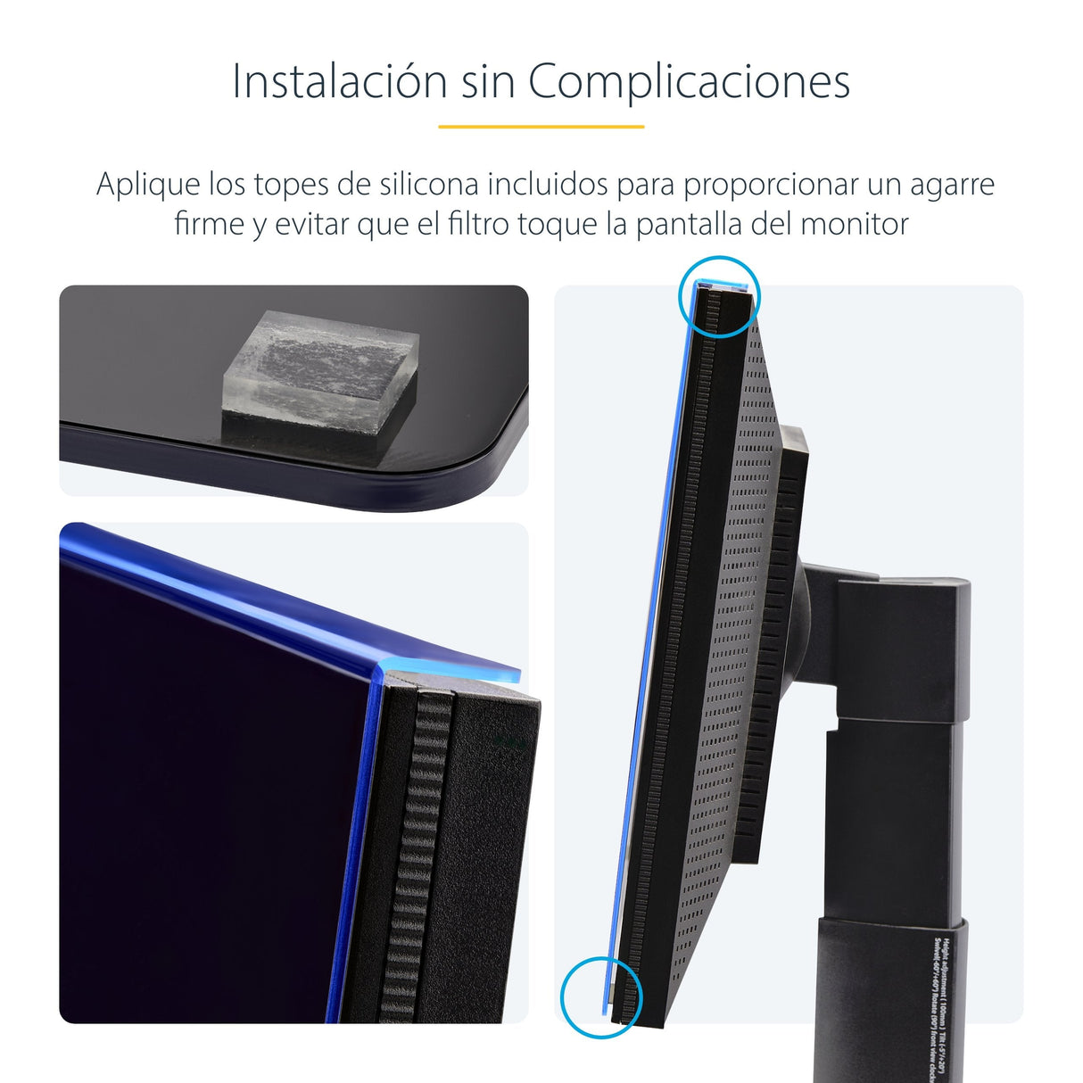 Filtro De Privacidad Startech.Com  16:9 Para Monitor De 27"  Ángulo De Visión De +/- 30° - Brillante