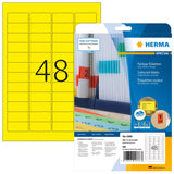 EAN 4008705043663 - HERMA 4366 etiqueta de impresora Amarillo Etiqueta para impresora autoadhesiva imagen 1