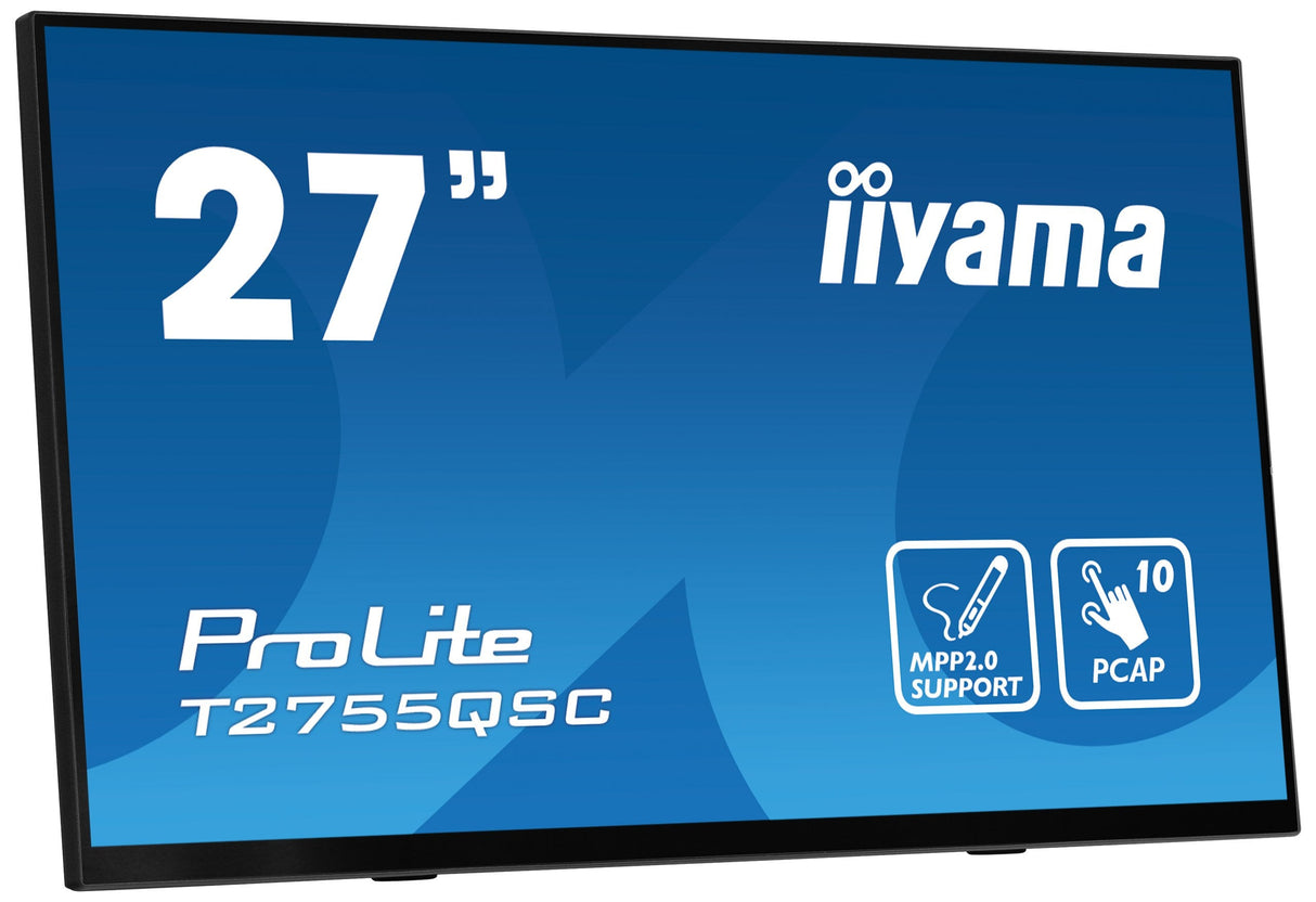 Monitor Iiyama  27" T2755qsc-B1 16:9 M-Touch Hdmi+Dp Ips Retail