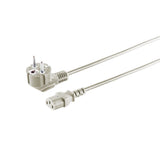 S-Impuls Contacto De Protección 90° - Conector Iec Hembra, Gris, 5m
