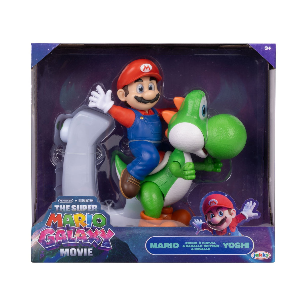 Figura Mario & Yoshi Super Mario Galaxy Movie