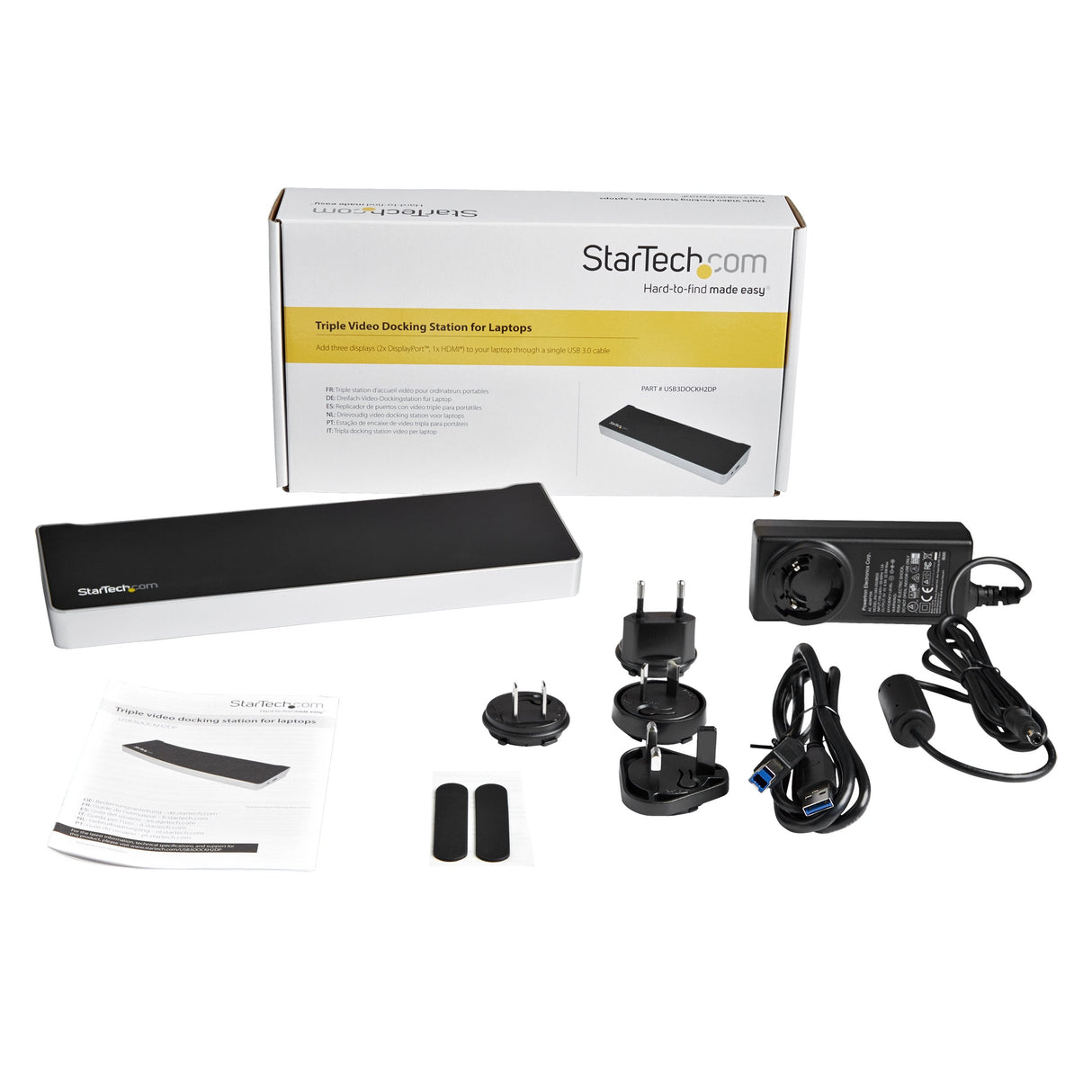EAN 0065030860918 - StarTech.com USB3DOCKH2DP base para portátil y replicador de puertos Alámbrico USB 3.2 Gen 1 (3.1 Gen 1)  imagen 6