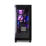Caja Nox Hummer Ether Atx Semitorre Cristal Curvo Negro