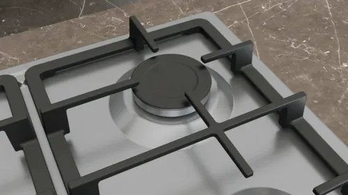 Siemens Eg6b5pk90 Hobs Negro, Acero Inoxidable Integrado 60 Cm Encimera De Gas 4 Zona(S)