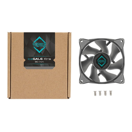 EAN 1230000071109 - Iceberg Thermal IceGALE Xtra Carcasa del ordenador Ventilador 8 cm Gris 1 pieza(s) imagen 4