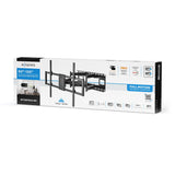 Aisens Soporte Pro Giratorio, Inclinable Y Nivelable Para Monitor/Tv 120kg De 60-120, Negro