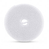 Startech.Com Pack De 4 4,6 M Cinta De Velcro-Grossrollen, 12,7 Mm Ancho, Blanco, Zuschneidbare Y Reutilizable Brida Para Cables, Klettverschlussband De Stoff, Brida Para Cables Con Cierre De Velcro, Universal, Blanco