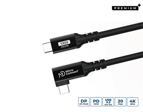 EAN 5715063598788 - Microconnect USB3.2CC025-A cable USB USB 3.2 Gen 2x2 0,25 m USB C Negro imagen 1