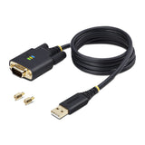 EAN 0065030898294 - StarTech.com 1P3FFCB-USB-SERIAL cable de serie Negro USB tipo A RS-232 imagen 9