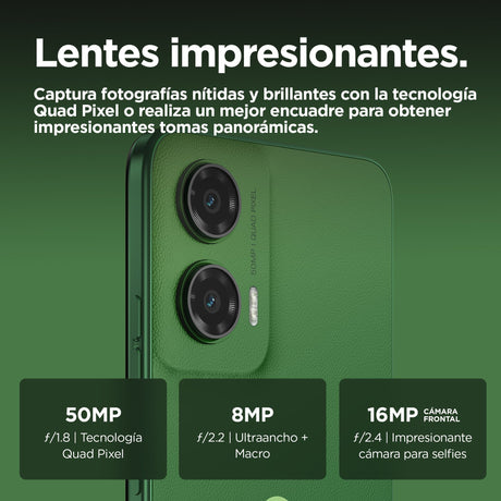 EAN 0840023269165 - Motorola moto g35 5G 17,1 cm (6.72") SIM doble Android 14 USB Tipo C 4 GB 128 GB 5000 mAh Verde imagen 6