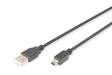 EAN 4016032282907 - Digitus AK-300108-018-S cable USB 1,8 m USB A Mini-USB B Negro imagen 1