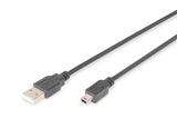 EAN 4016032282891 - Digitus AK-300108-010-S cable USB 1 m USB A Mini-USB B Negro imagen 1