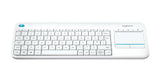 Teclado Español Logitech K400 Plus Tv Rf Inalámbrico Qwerty Blanco
