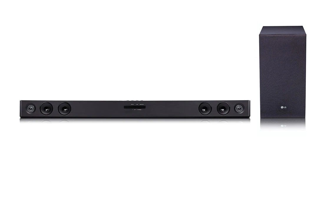 Lg Sqc2 Black  Barra De Sonido Con Subwoofer Inalámbrico 500w 2.1ch