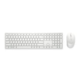 Teclado (Francés) + Raton Dell Km5221w-Wh Rf Inalámbrico Azerty Blanco