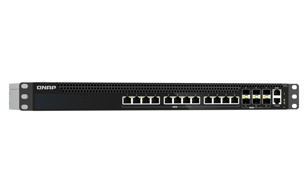 Qnap Qsw-M5218-6f12t, Managed, L3, 10g Ethernet (100/1000/10000), Dúplex Completo, Montaje En Rack, 1u