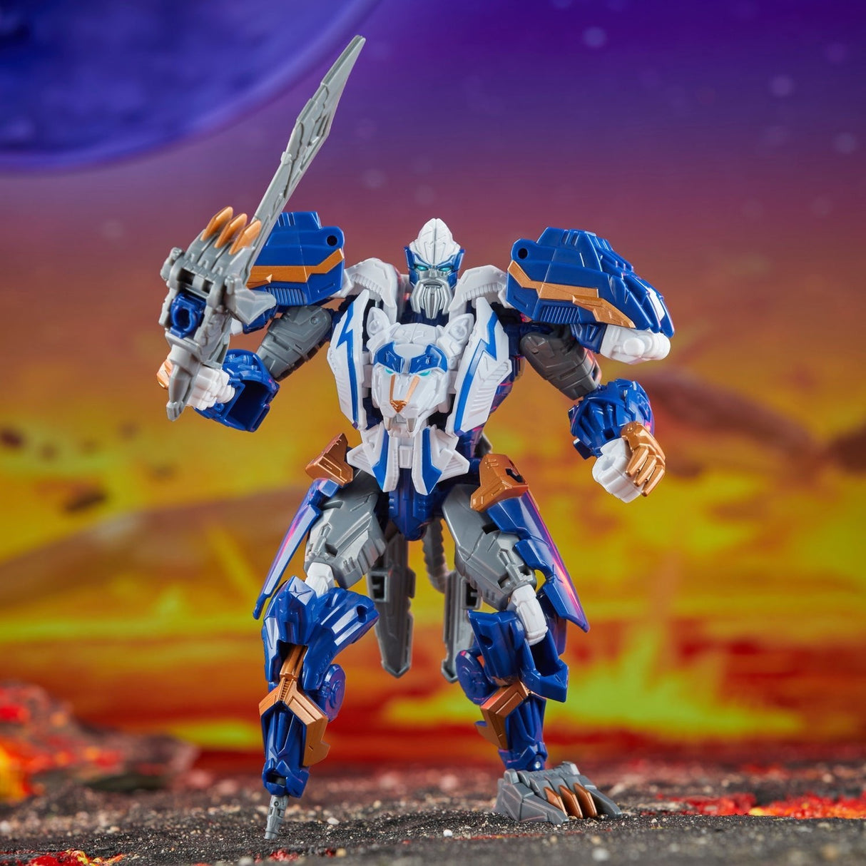 Figura Thundertron Prime Universe Voyager Class Legacy United Transformers 17,5cm