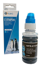 G&G Tinte Komp. Con Epson 104 C13t00p240 Ecotank 70ml Cyan