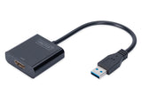 EAN 4016032390718 - Digitus DA-70841 Adaptador gráfico USB Negro imagen 1