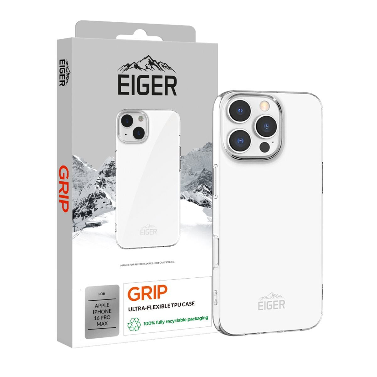Eiger Grip Case Iphone 16 Pro Max Transparent