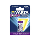 10 Pack 2ud  Varta Ultra Lithium Micro Aaa Lr 03 10 Pack 20 Pilas