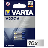 10 Paquetes De 2 Uds Varta Electronic V 23 Ga Car Alarm 12v