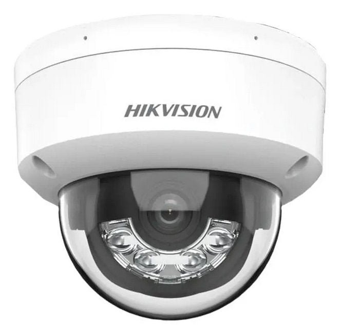 Hikvision Ds-2cd2163g2-Lis2u(4mm) Cámara De Red Domo Fija De 6 Mp Con Acusense Y Luz Híbrida Inteligente