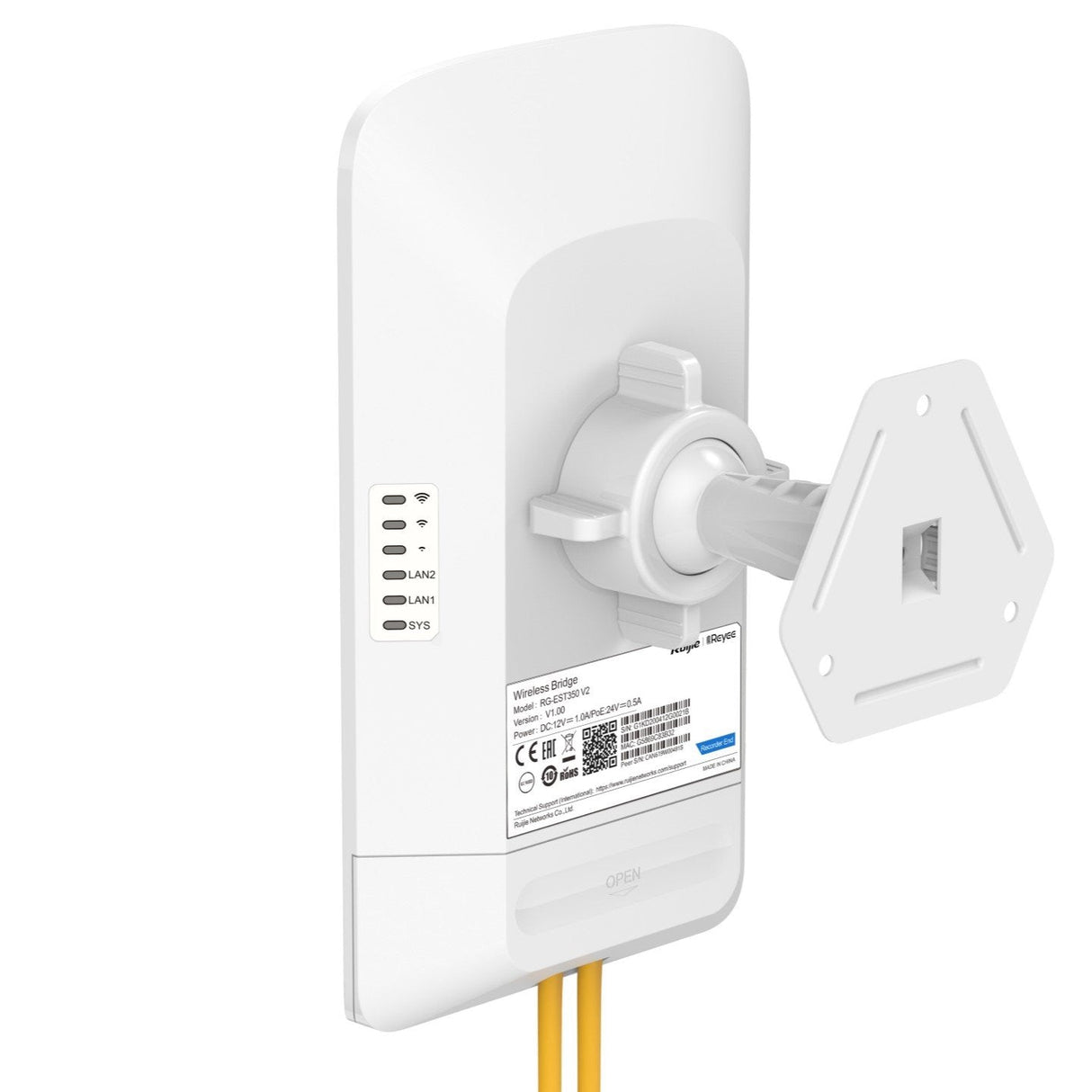 Reyee 5ghz Wireless Bridge,  Max 867mbps Wireless Rate, 15dbi High Gain Directional Antenna, Support