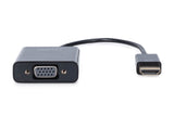 Digitus Adaptador Hdmi A Vga(D-Sub) Negro Da-70461
