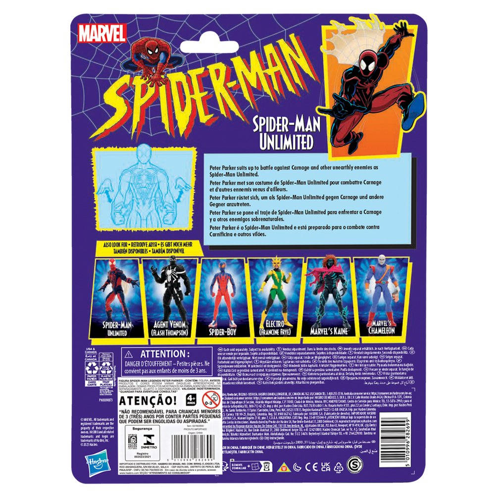 Figura Hasbro Marvel Comics Spider Man Unlimited