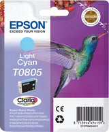 Tinta Original Epson T0805 Cyan Claro Para Epson Stylus Photo P50 , Px650, Px660,Px700w,Px710w ,Px720wd,Px730wd, Px800fw,Px810fw